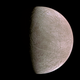 The icy moon Europa.